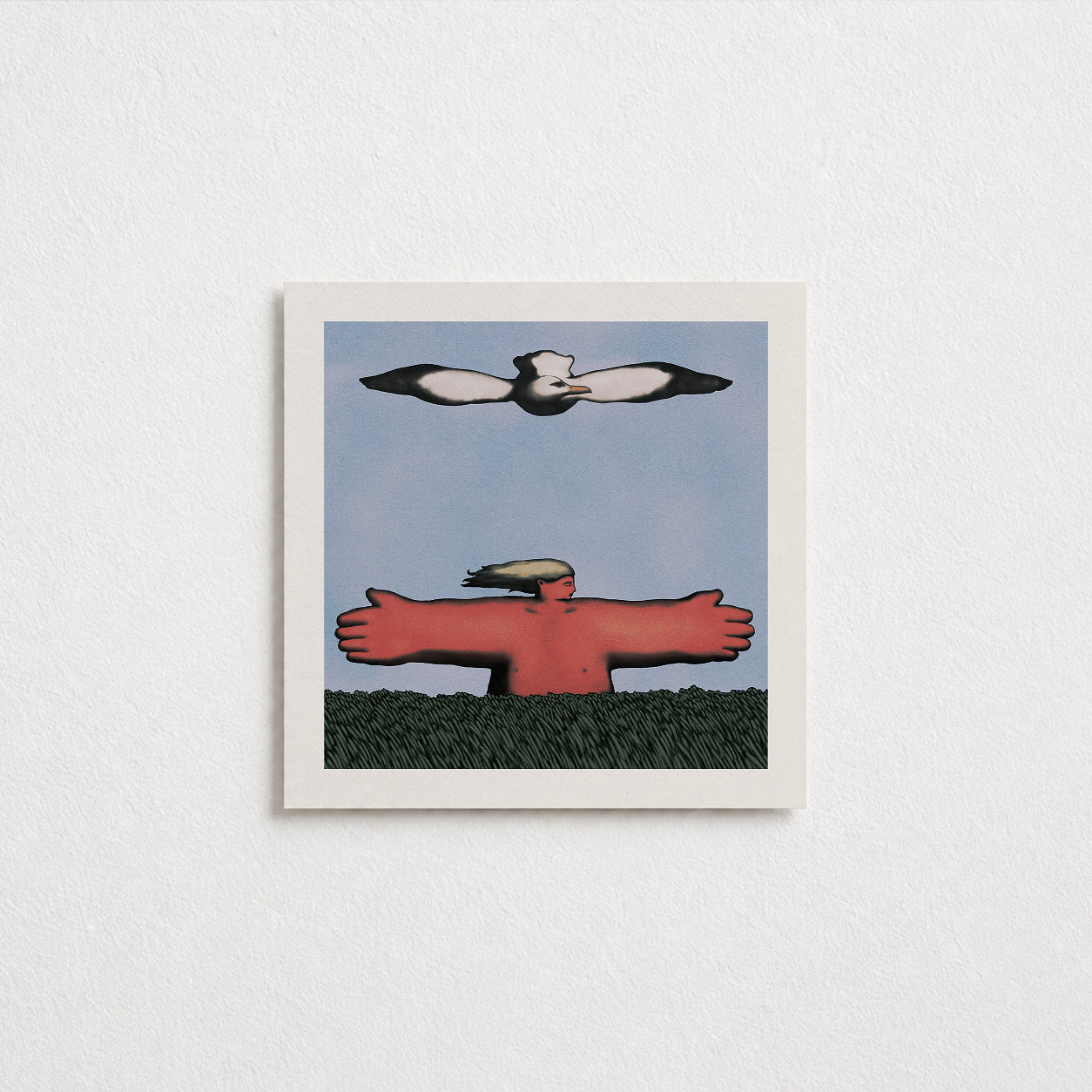 Albatross Postcard (Square)