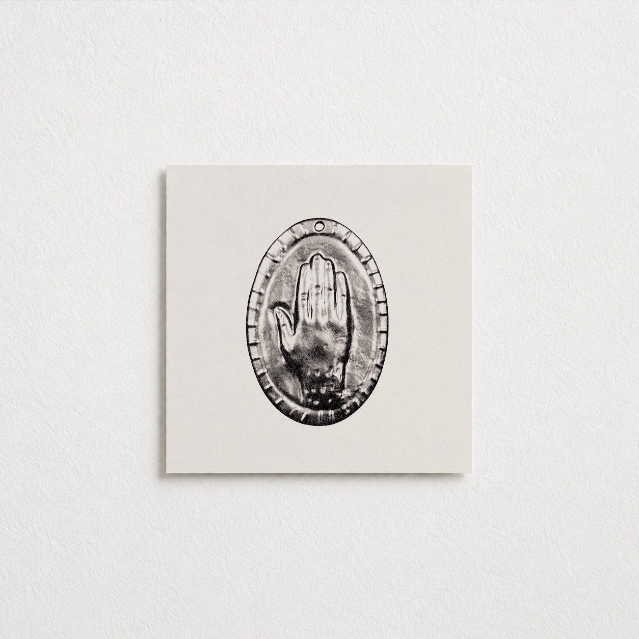 Hand Votive Postcard (Square)