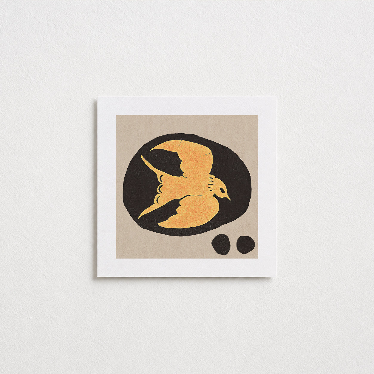Yellowbird Postcard (Square)