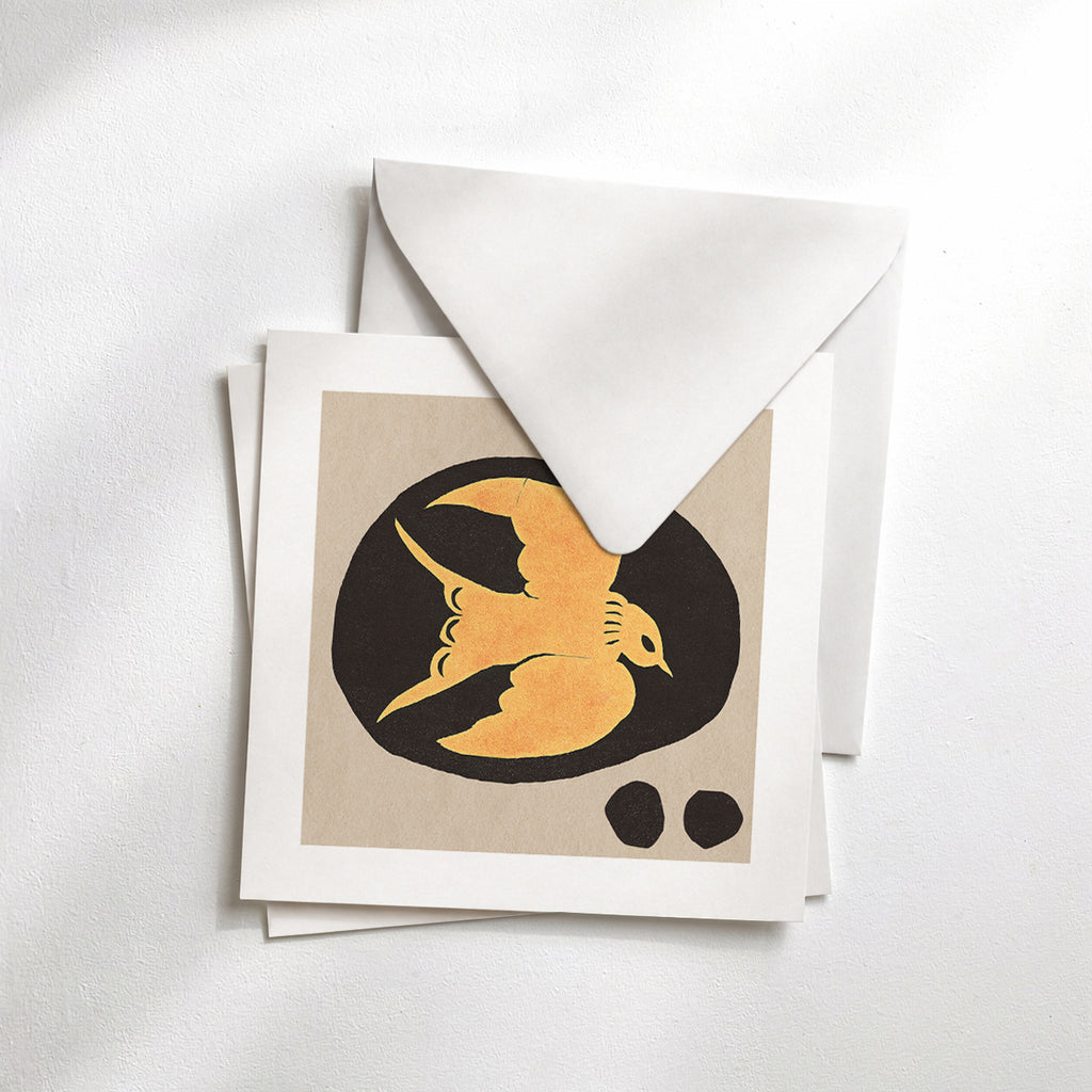 Yellowbird Postcard (Square)